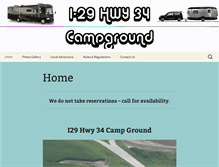 Tablet Screenshot of i29hwy34campground.com